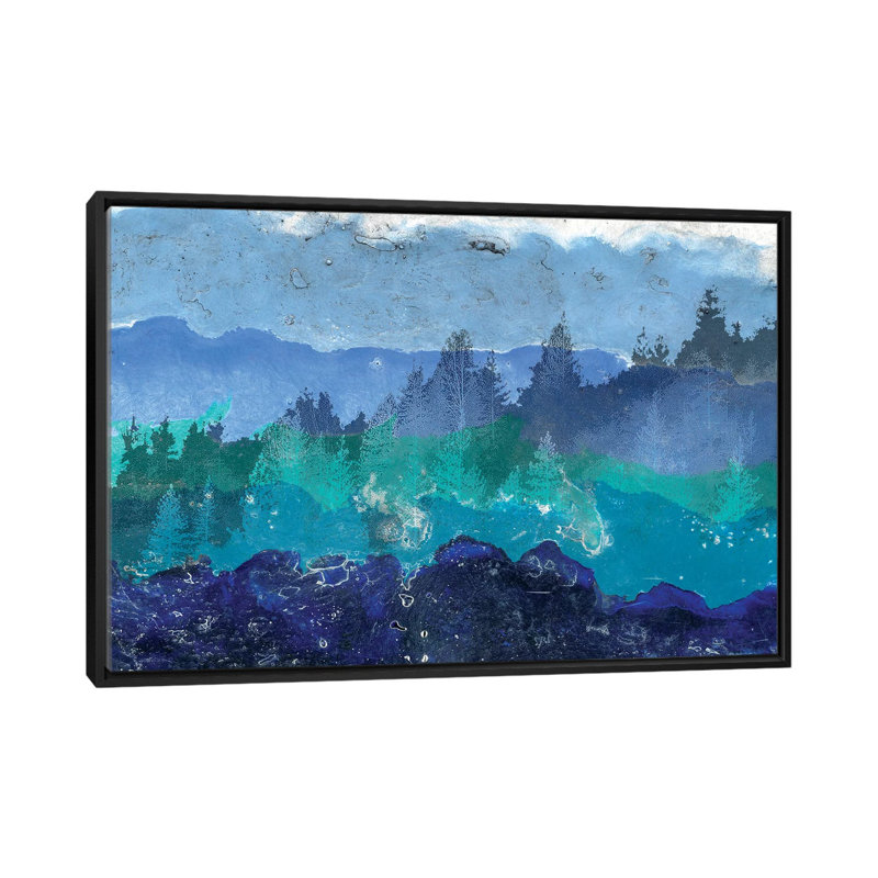 «Appalachian Trail I» par Alicia Ludwig, reproduction sur toile tendue, H 18 po x l 26 po x P 1,5 po, Toile avec cadre noir