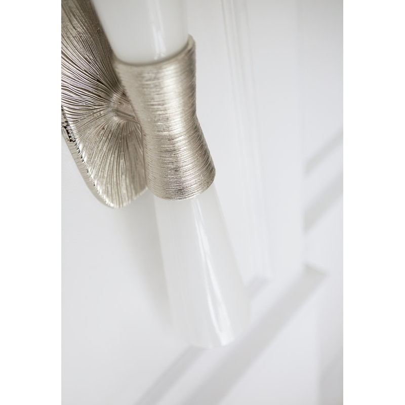 Kelly Wearstler Utopia Large Double Bath Sconce, Polished Nickel