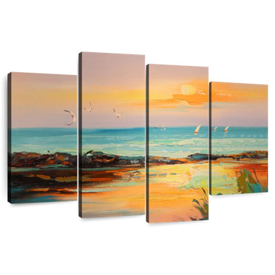 Gillard Sunset Sea Birds