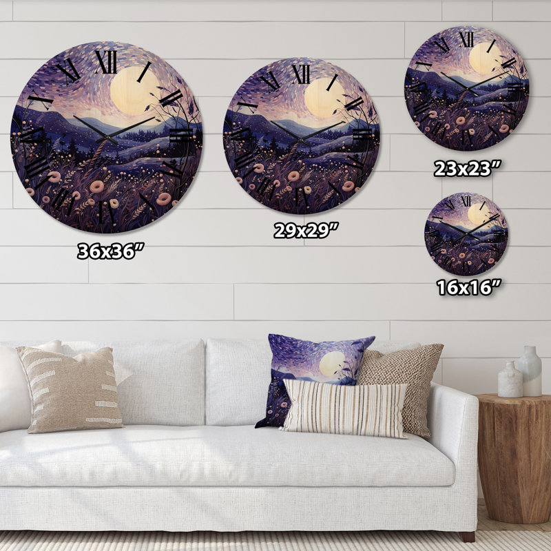 Horloge murale Lynnesha, Grand