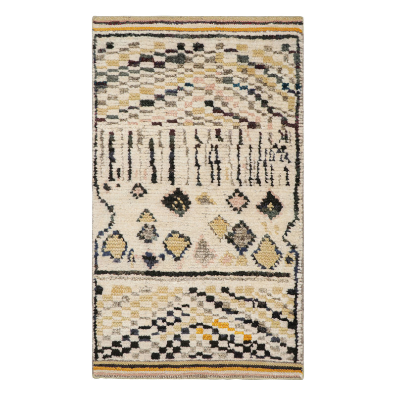 Handmade Silk and Wool Area Rug