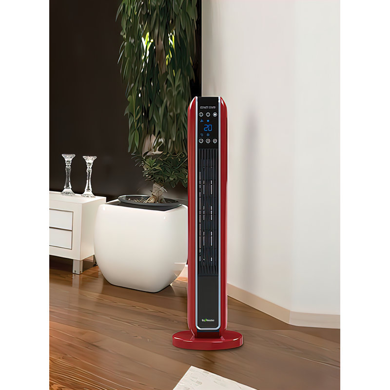 Chaufferette tour à ventilateur électrique 1500 watts avec télécommande Ecohouzng