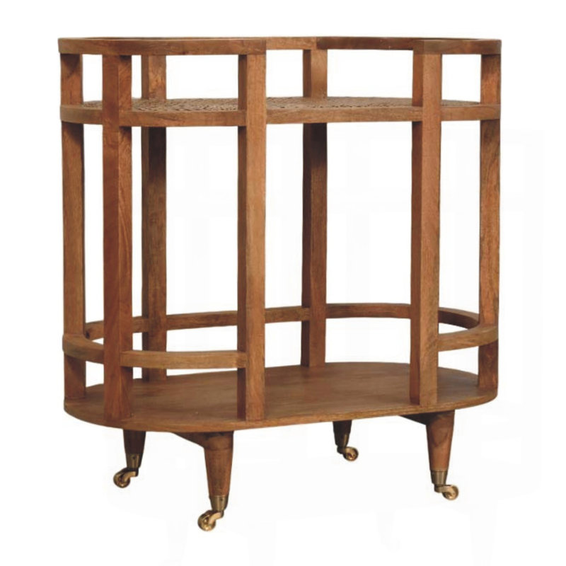 Solid Wood Isla Curved Butler Console