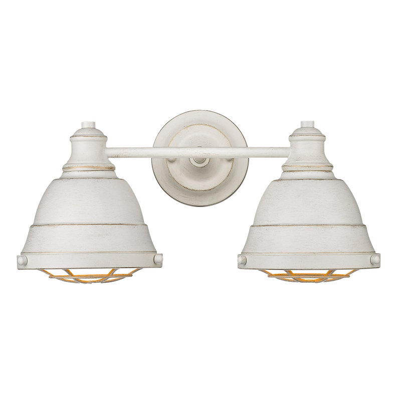 Skye 2-Light Dimmable Vanity Light, French White