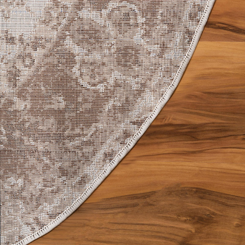 Emigdio Oriental Indoor Rug, Oval 3'3" x 5'3"