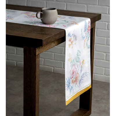 Paradise Island Floral 100% Cotton Table Runner