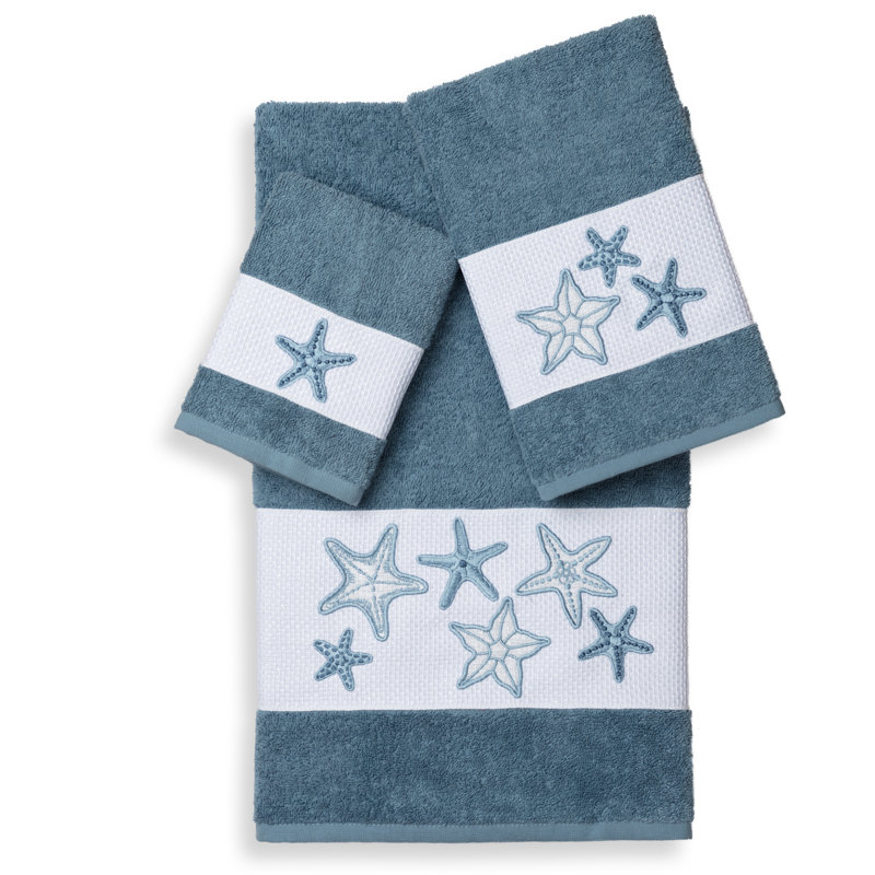 Lydia 3 Piece Towel Set, Teal