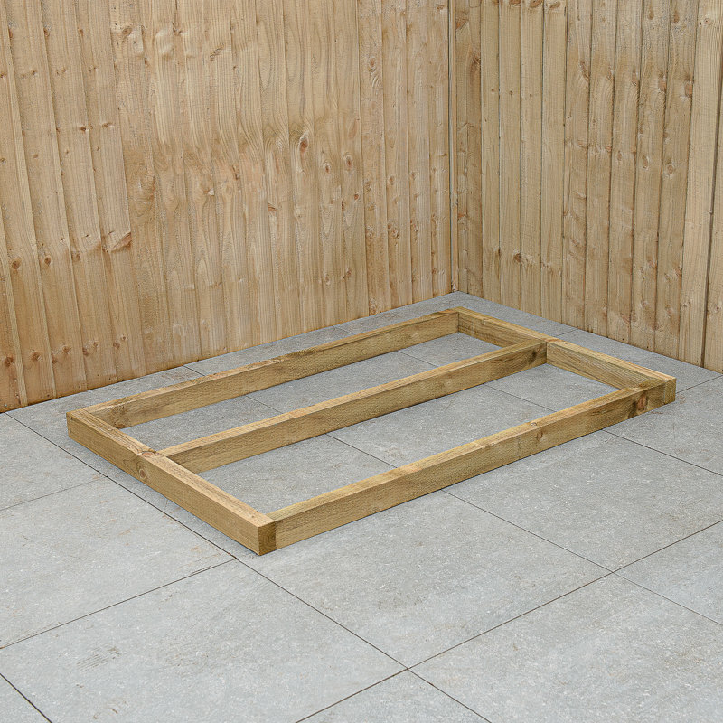 Shed Base Pressure Treated, 7.5cm H x 147.4cm W x 94.1cm D