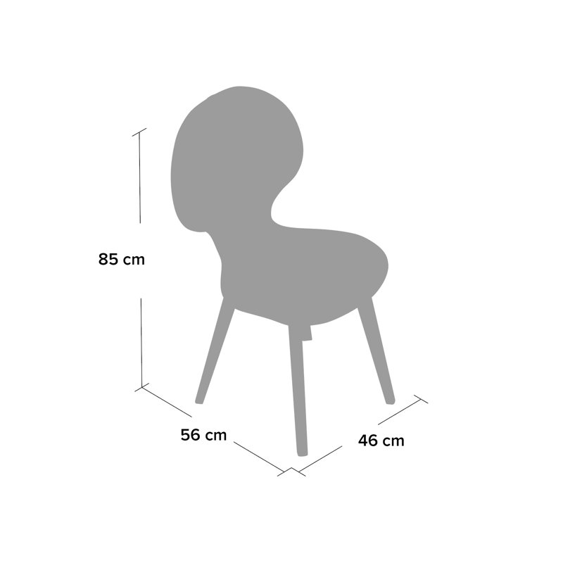 Mitchel Fabric Upholstered Dining Chair, Awilla Pink