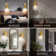 2 Pack Battery Operated Rechargeable Wall Lights, Dimmable LED, 3 Color Temperatures, Waterproof