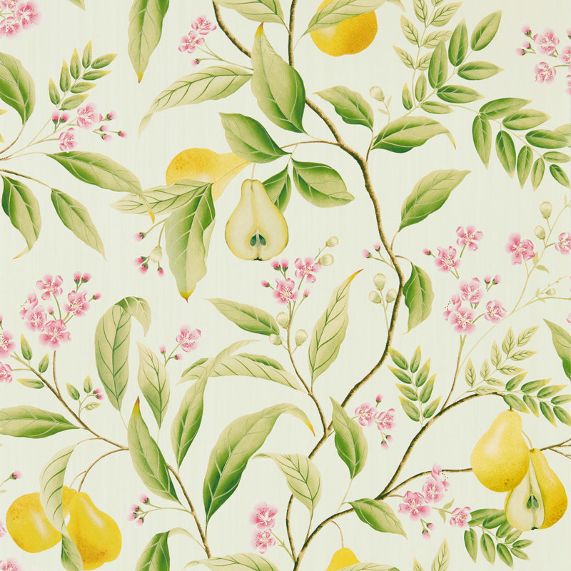 Marie 10.05m x 68.6cm Wallpaper Roll, Fig leaf/Honey/Blossom