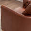 Azib 31'' Wide Genuine Leather Top Grain Leather Swivel Armchair-1411745282