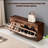 Neo-Chinese Flip - Down Solid Wood Shoe Storage Bench