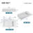 40 in. Wall-Mount or Countertop Bathroom with Classic Square Bowl Solid Surface-67799883