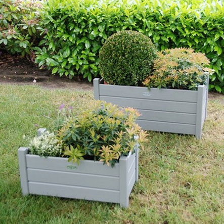 Rectangle Planter Fsc 100%, Grey