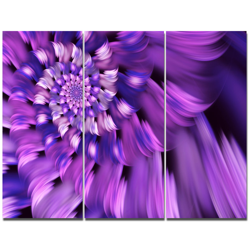 « blue fleur en forme de fleur », impression sur toile, reproduction d’art sur toile