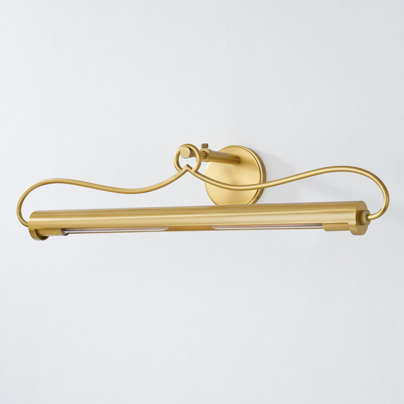 Berun 2 Light Picture Light, Old Bronze, 6.75" H x 28.25" W x 28.25" D