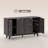 Convenient Cabinet,Fluted Sideboard Buffet Cabinet,with Doors,Adjustable Shelves-76492153