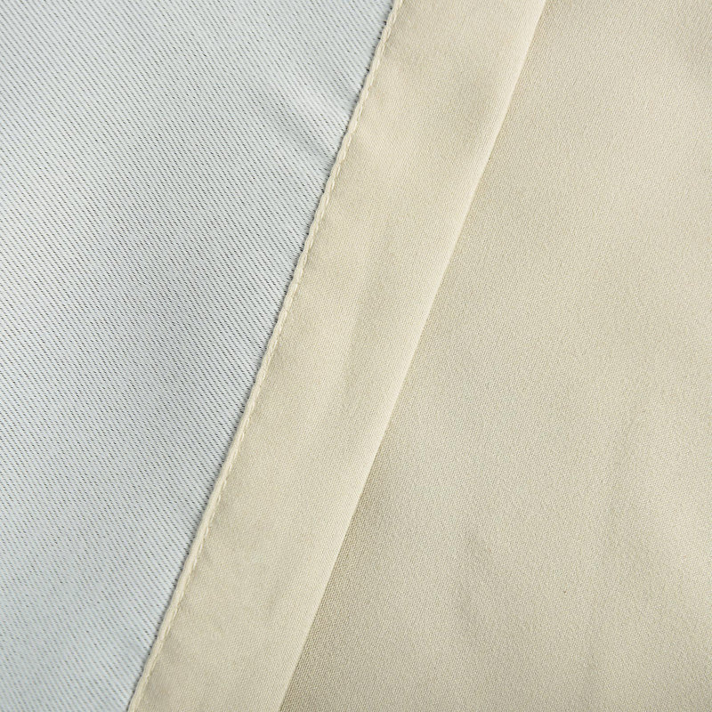 Room Darkening Curtain Pair, Camel, 42"W x 63"L