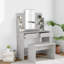 Sartell Dressing Table with Mirror-1361171774