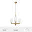 Lustre linéaire moderne à 3 lumières Hunter Nolita