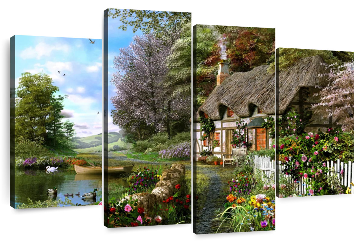 Ebern Designs Lilie Countryside Cottage | Wayfair