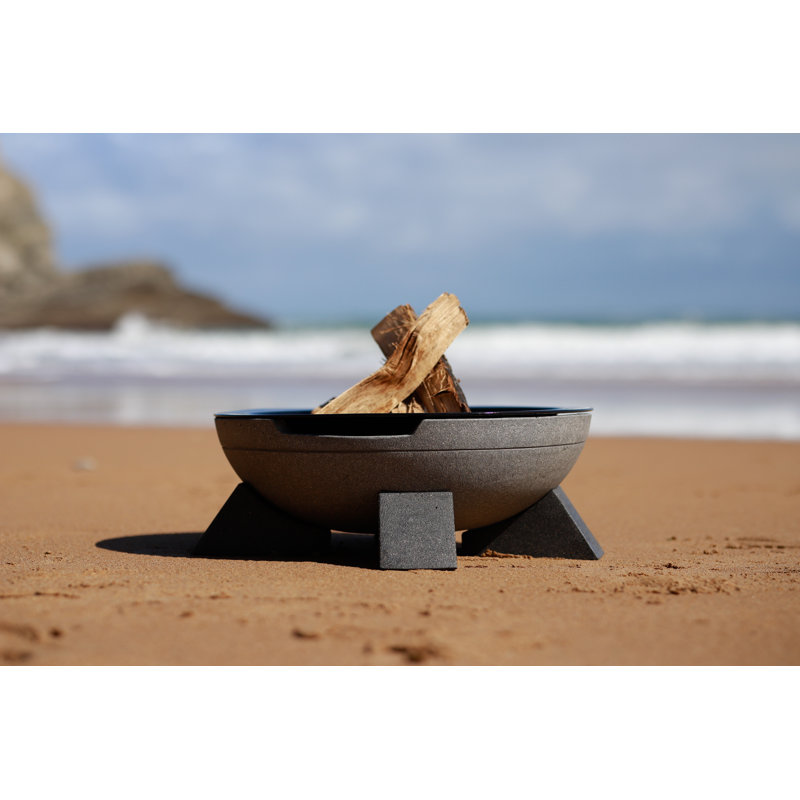 Round Charcoal Smokeless Fire Pit, Loft Grey