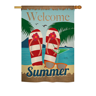 Drapeau maison / jardin en polyester Quinones