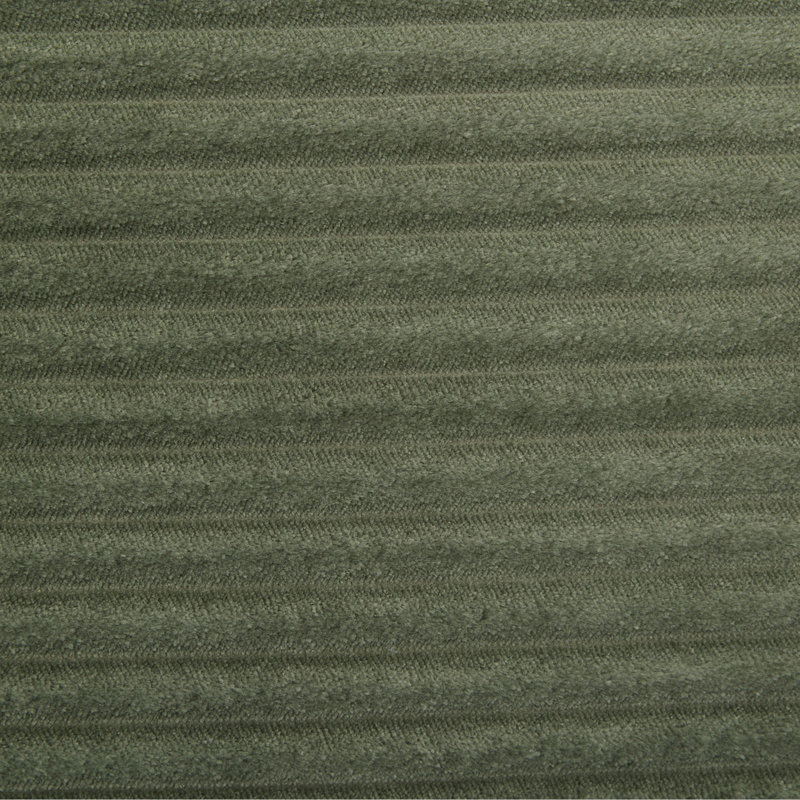 Canapé rembourré Corduroy, Vert foncé