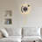 Metal Wall Clock With LED Light-1290585601