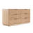 Akira 68" W Reeded 6-Drawer Dresser-101121321