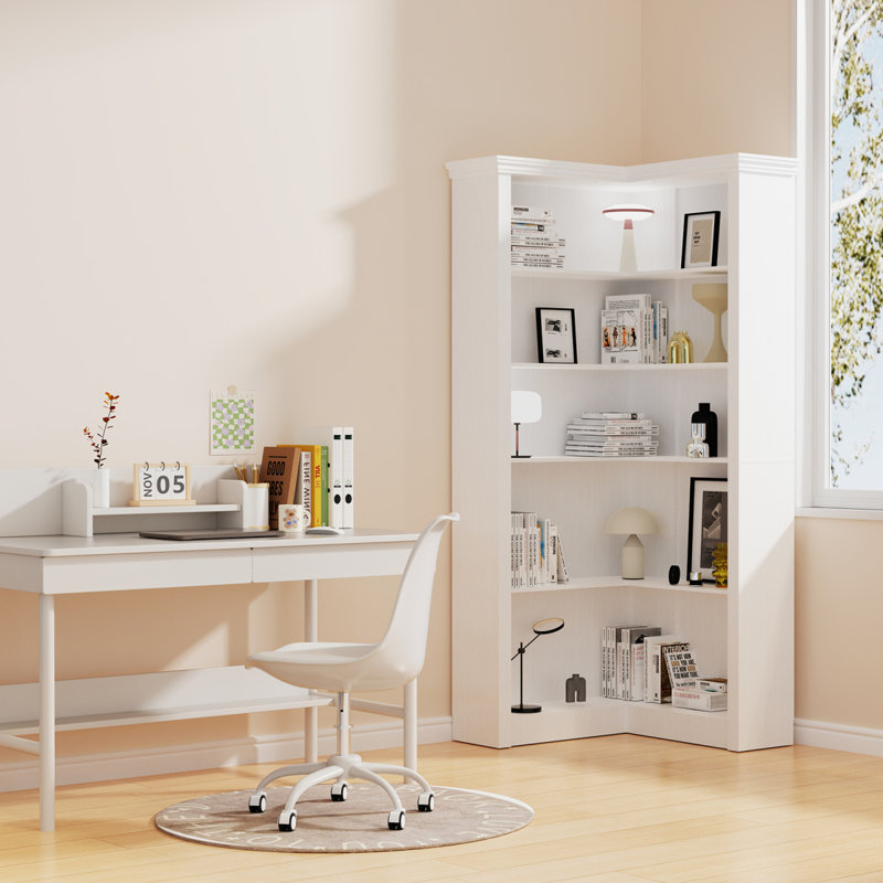 Corner Bookshelf