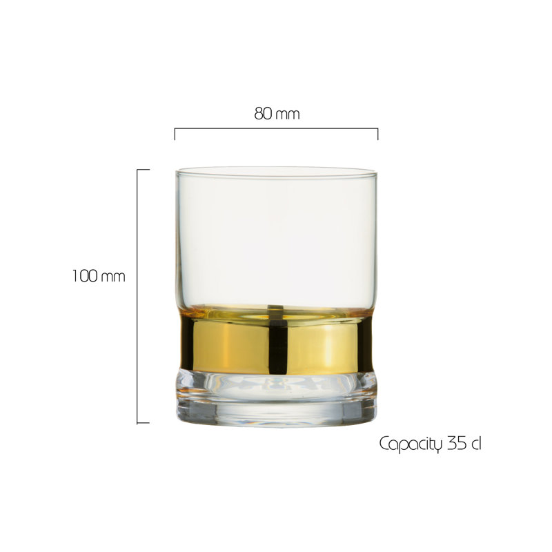 SoHo DOF Tumblers, Gold