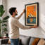 Sydney at Sunrise Japandi - Framed Print-512342177-512342179