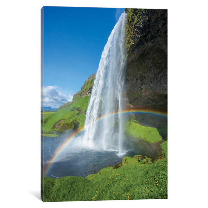 « arc-en-ciel ii », reproduction de photo sur toile tendue, H 40 po x l 26 po x P 1,5 po