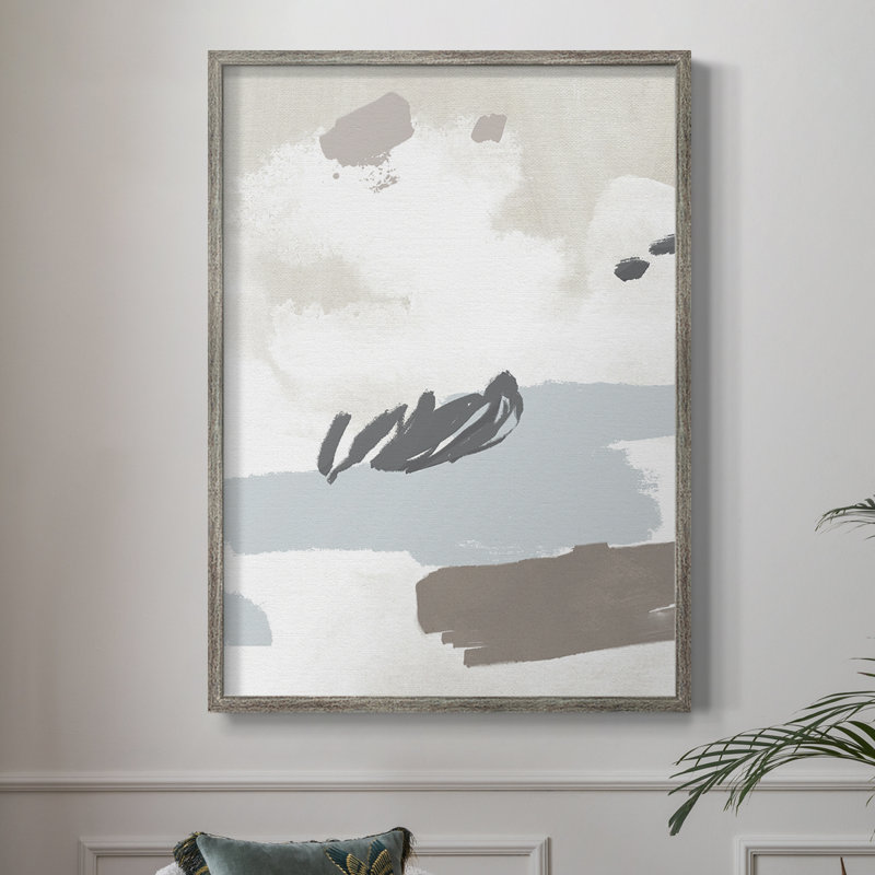 «Neutral Wash II», reproduction encadrée - bois massif, H 11 po x l 9 po