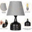 Lampe de table USB en métal Jexiel