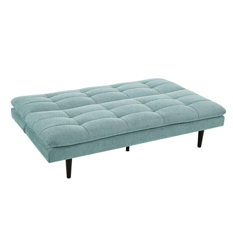 Warwick 3 Seater Linen Blend Sofa Bed, Blue
