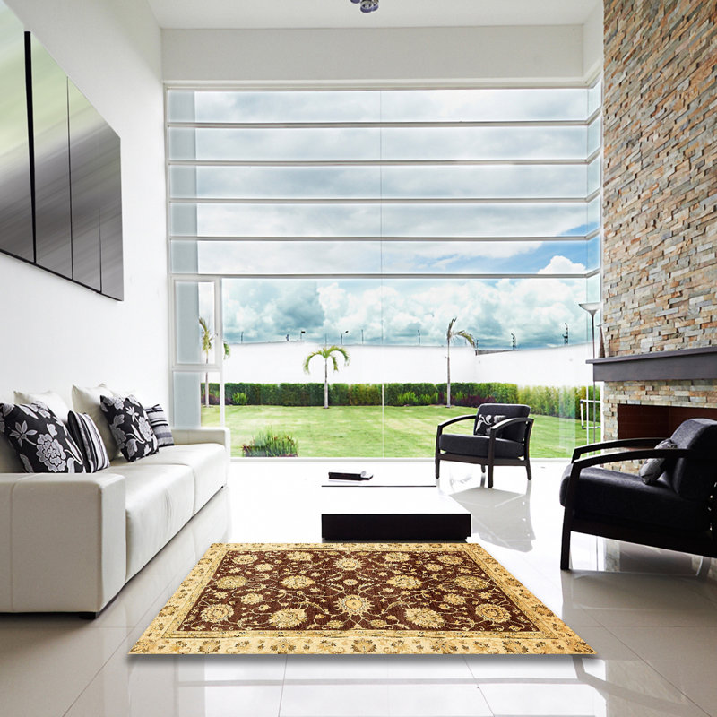 Abstract Indoor Rug, Square 5'