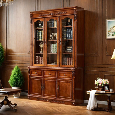 American style classic bookcase
