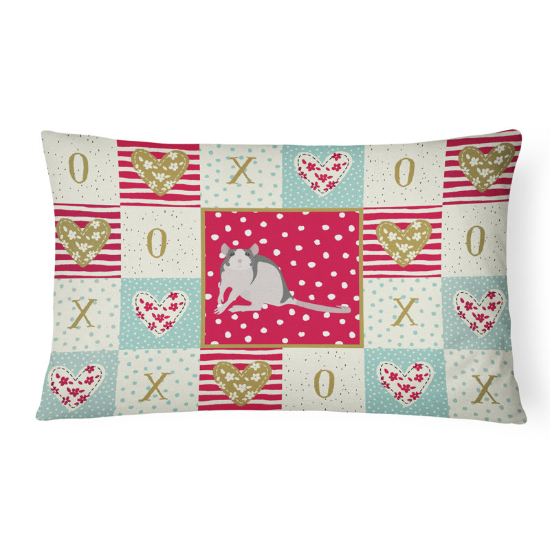  Coussin d'extérieur Husky Rat Love