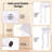 Makeup Vanity Set With Tri-fold Mirror & Led Lights 4 Drawers Open Shelf-582196713