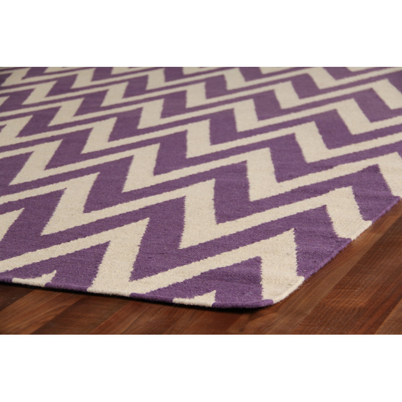 Wool Chevron Area Rug, Rectangle 11'6" x 14'6"