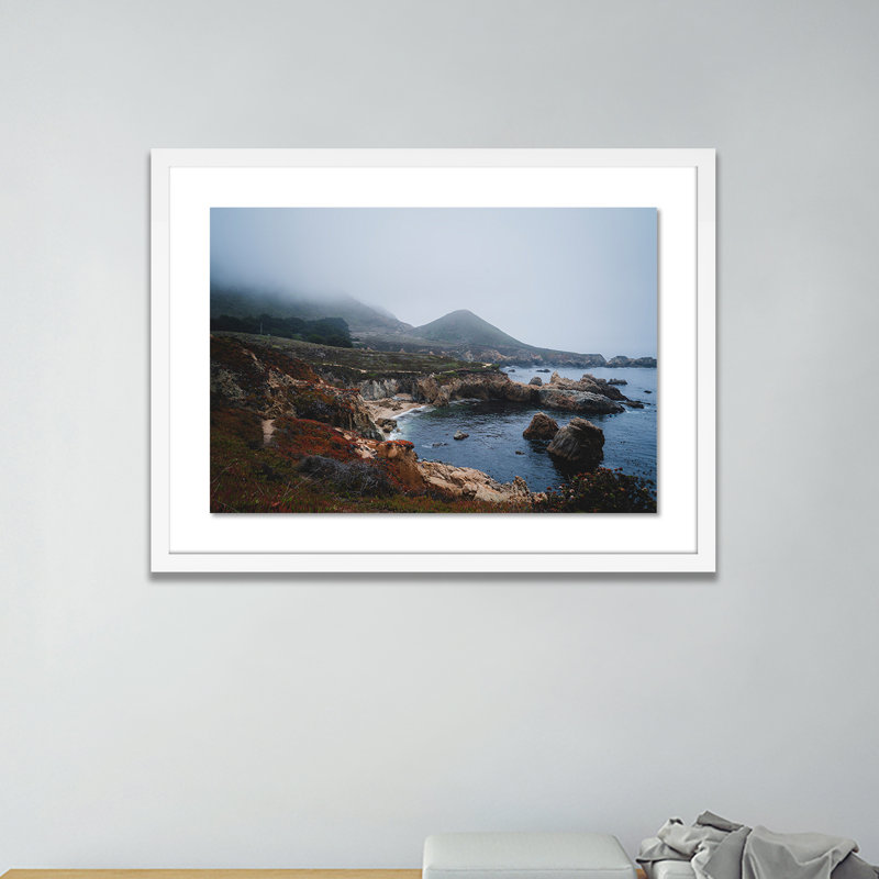 Beautiful Fog Print by Brannon Naito, White, 34" H x 48" W x 2.5" D