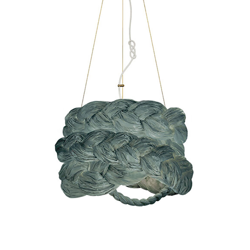 1 - Light Pendant, 3, 20" H x 32" W x 32" D, Green