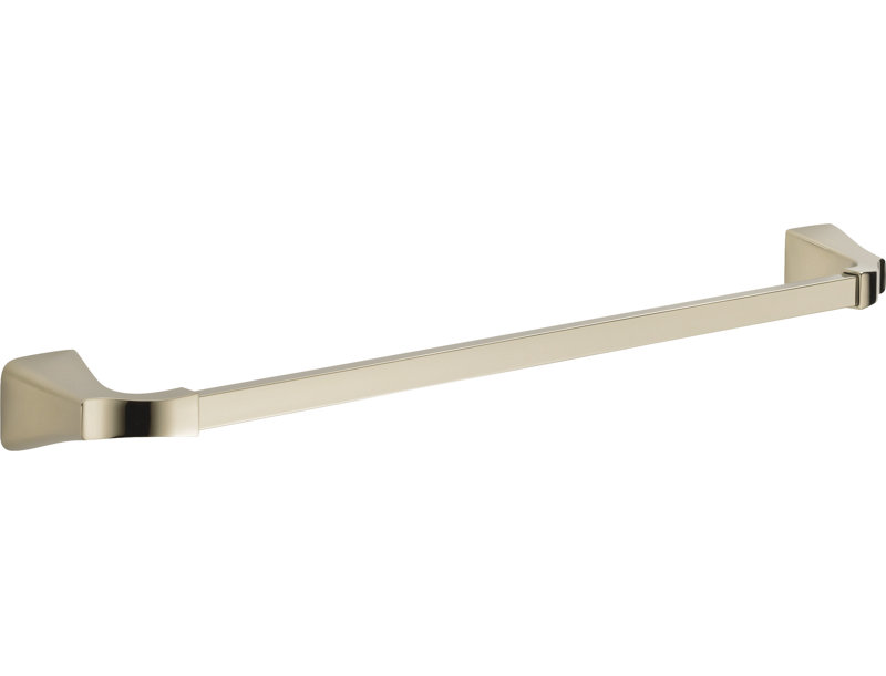 Tesla® 24" Wall Mounted Towel Bar, Brilliance Polished Nickel