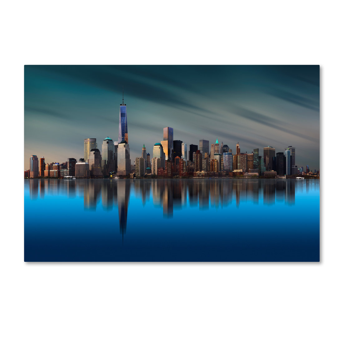 " New York World Trade Center " by Yi Liang Trademark Fine Art 