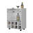 8-Bottle Rack Bar Cart