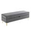 Banc de rangement en velours Mercer41-1948352731