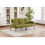 Oversized Loveseat Sofa With Plush Cushioning, Modern Corduroy Upholstery, Sturdy Metal Legs, Convenient Side Pockets, And Compact Multi-Space Adaptability.-825793578